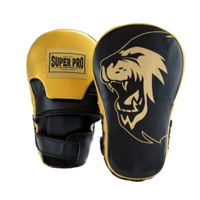 Super Pro Combat Gear Schlagpolster - Handmitts Long Curved - Schwarz / Weiß