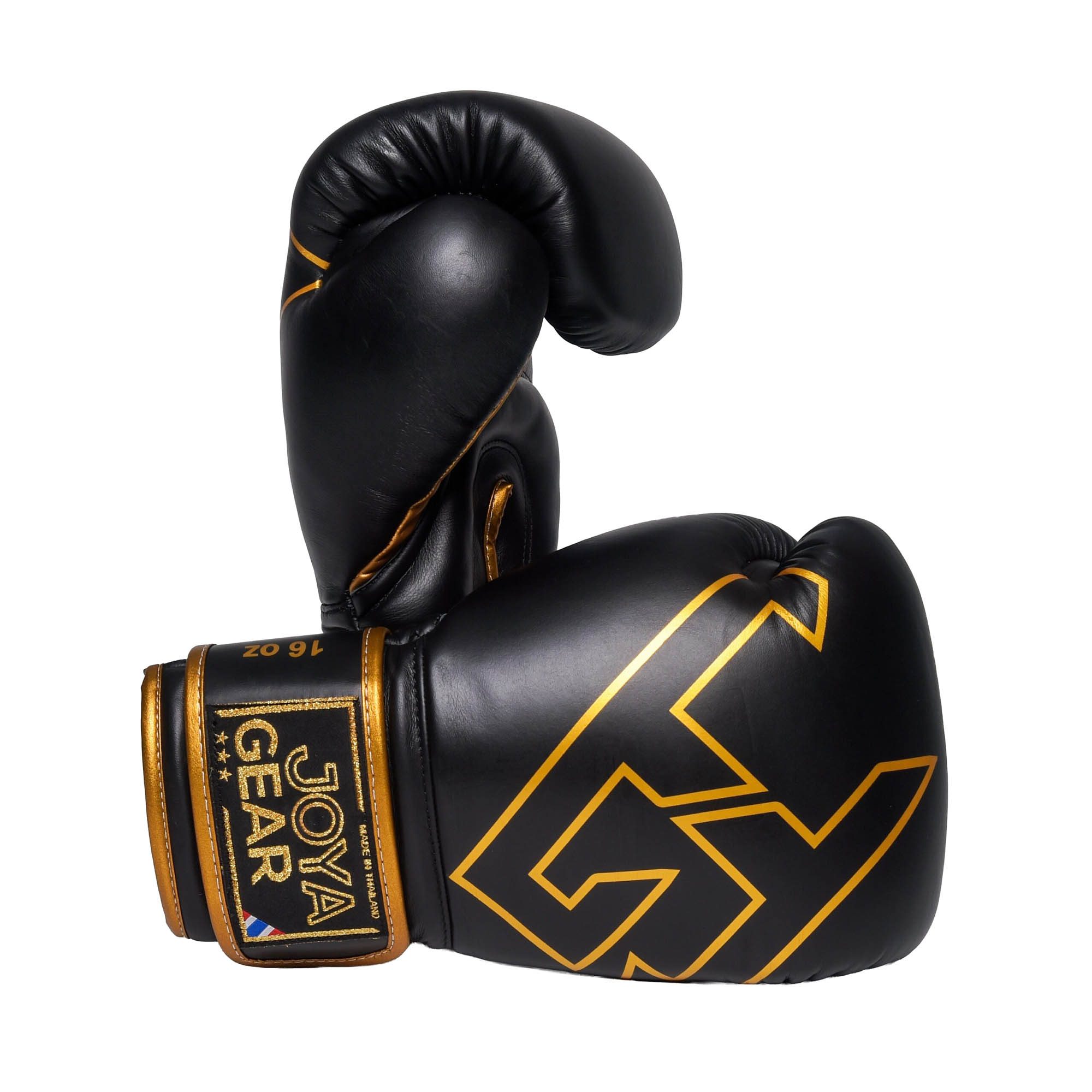 Joya Strike Kickboxhandschuhe Schwarz Gold