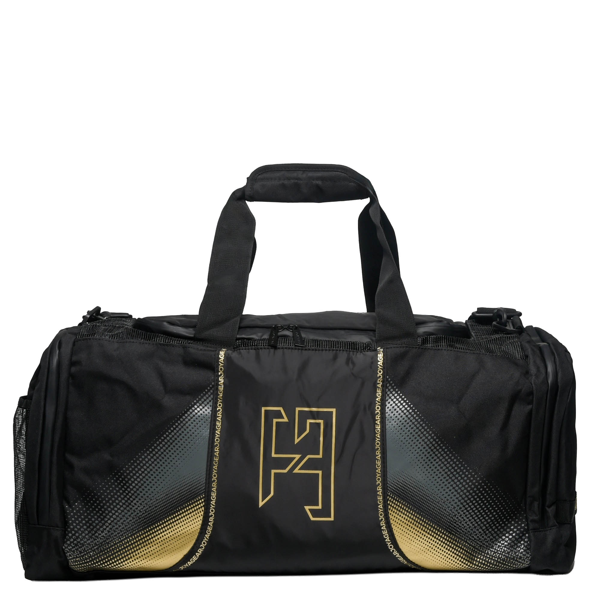Joya Evolution Sporttasche Schwarz Gold 65x25x32 cm Joya Evolution Sporttasche Schwarz Gold 65x25x32 cm