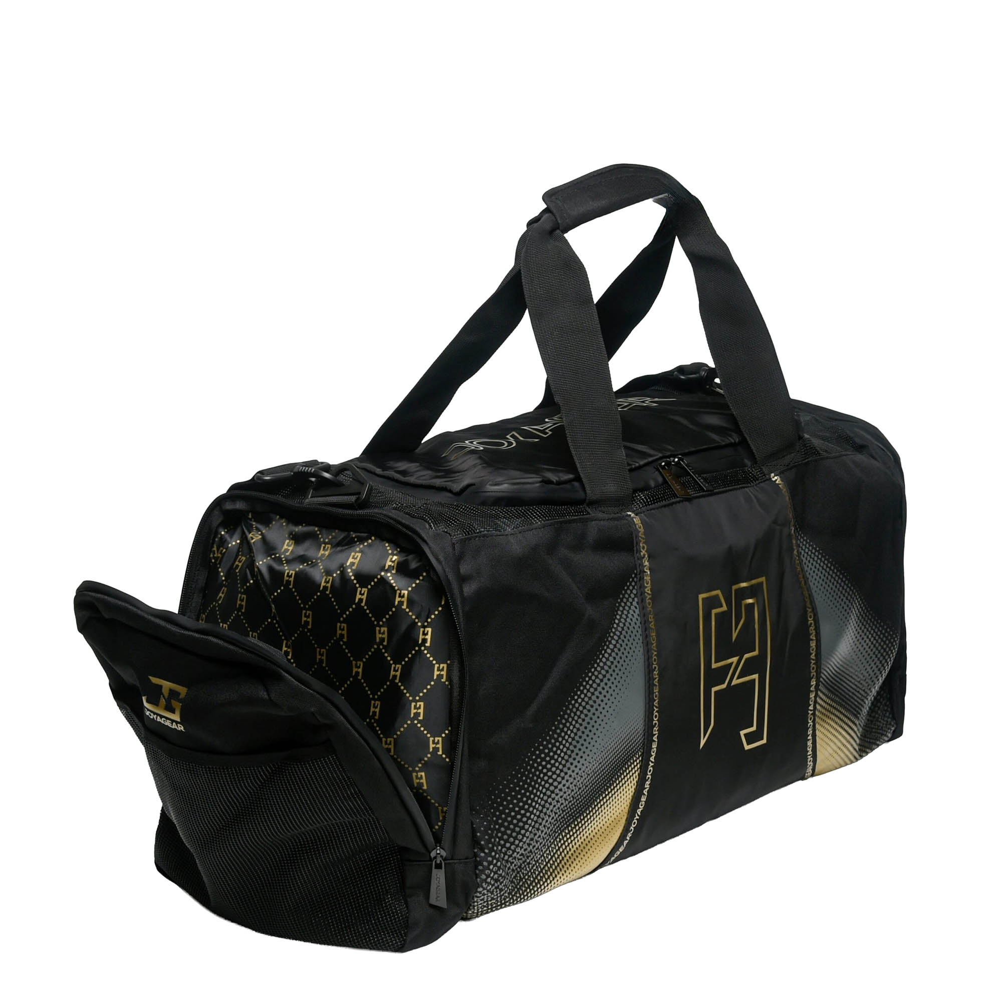 Joya Evolution Sporttasche Schwarz Gold 65x25x32 cm Joya Evolution Sporttasche Schwarz Gold 65x25x32 cm