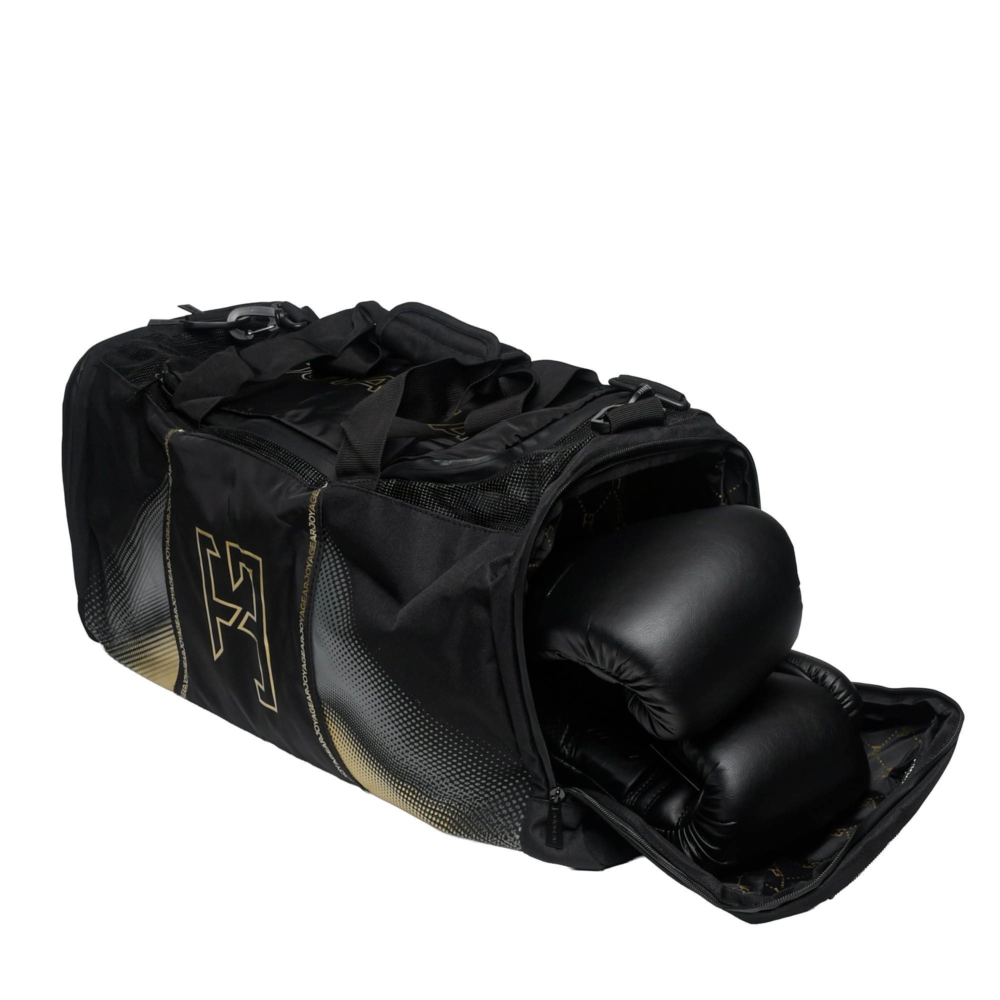 Joya Evolution Sporttasche Schwarz Gold 65x25x32 cm Joya Evolution Sporttasche Schwarz Gold 65x25x32 cm
