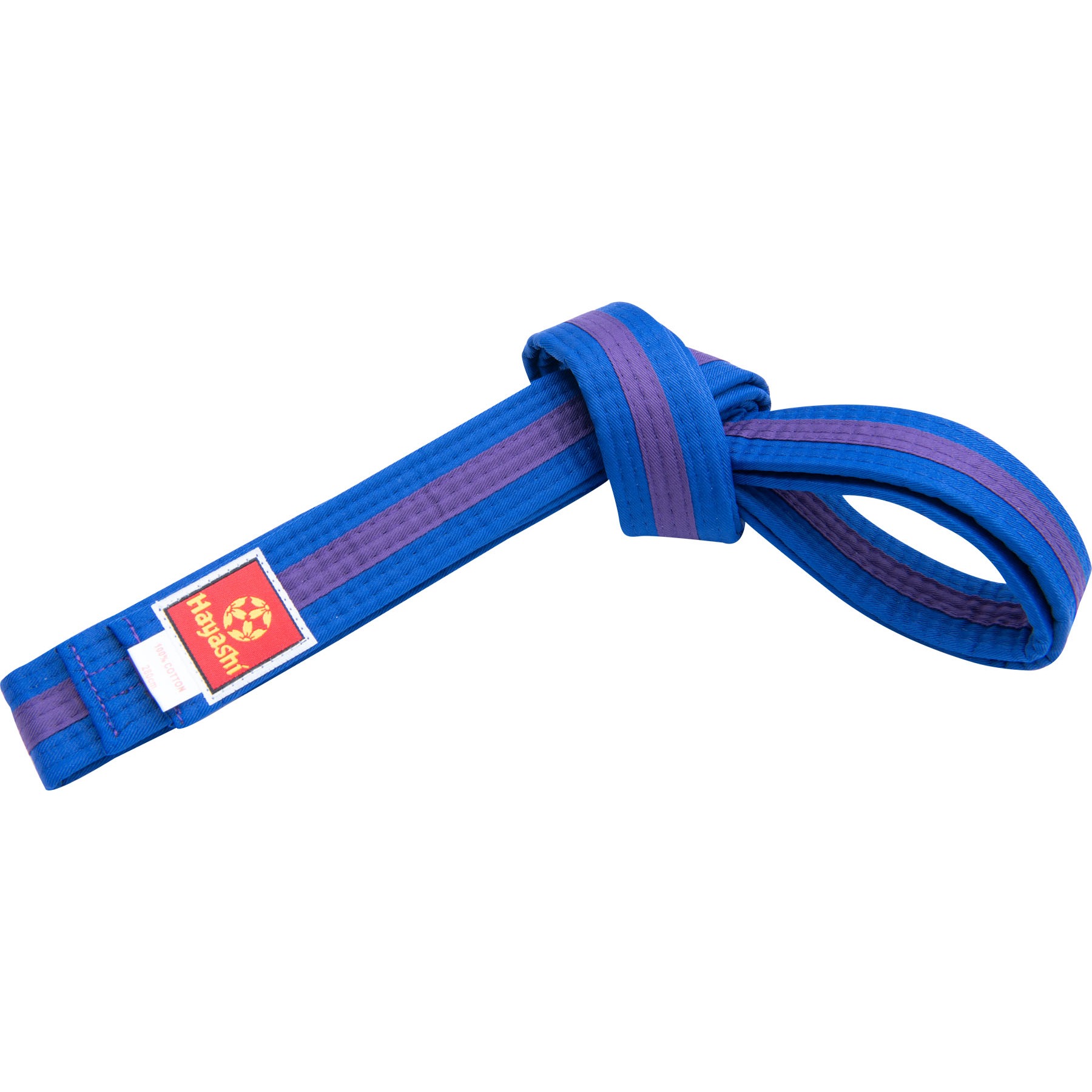 Hayashi Budoband - Gürtel für Judo, Karate und Taekwondo - Blau / Lila Hayashi Budoband - Gürtel für Judo, Karate und Taekwondo - Blau / Lila