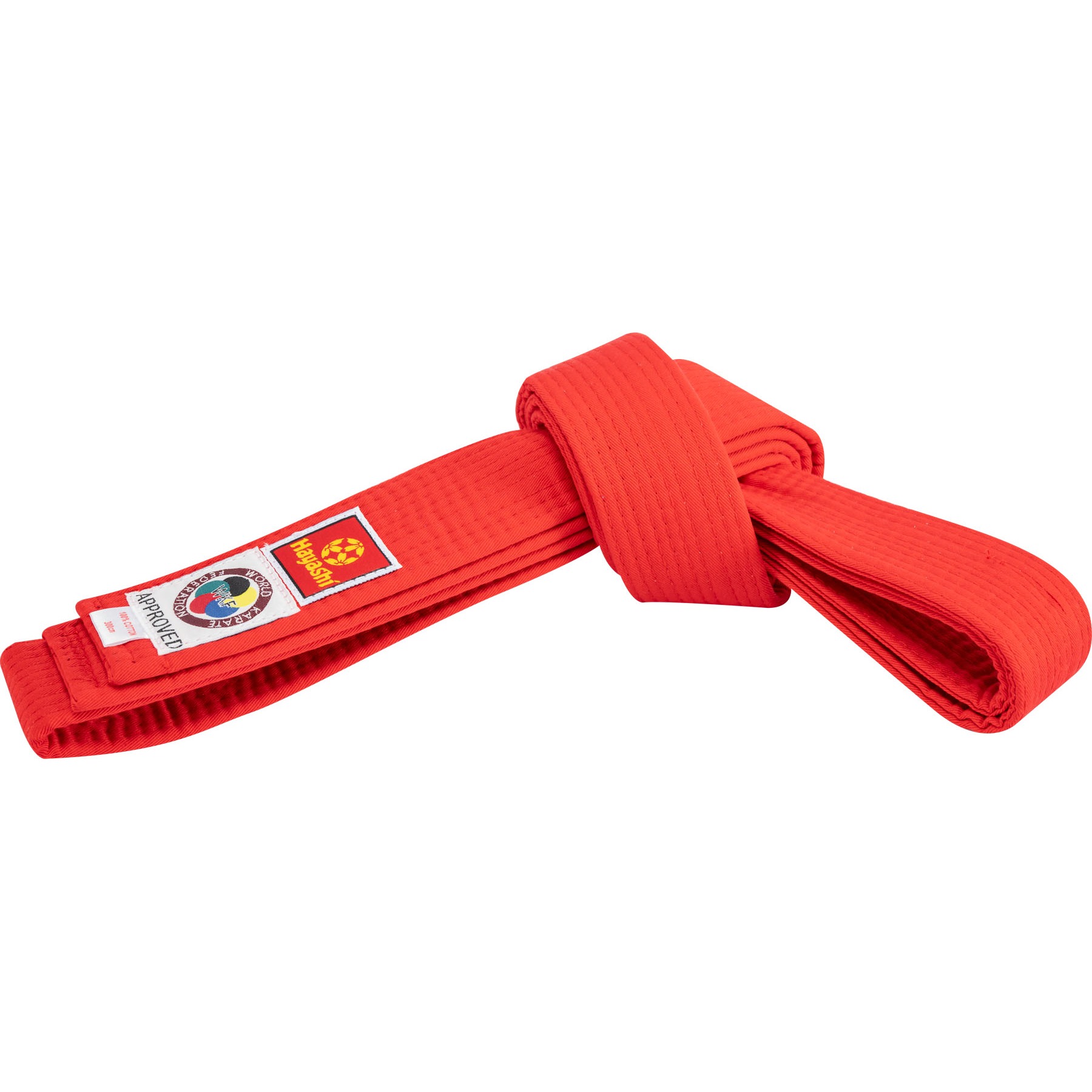 Hayashi Budoband - Gürtel für Judo, Karate und Taekwondo - Rot