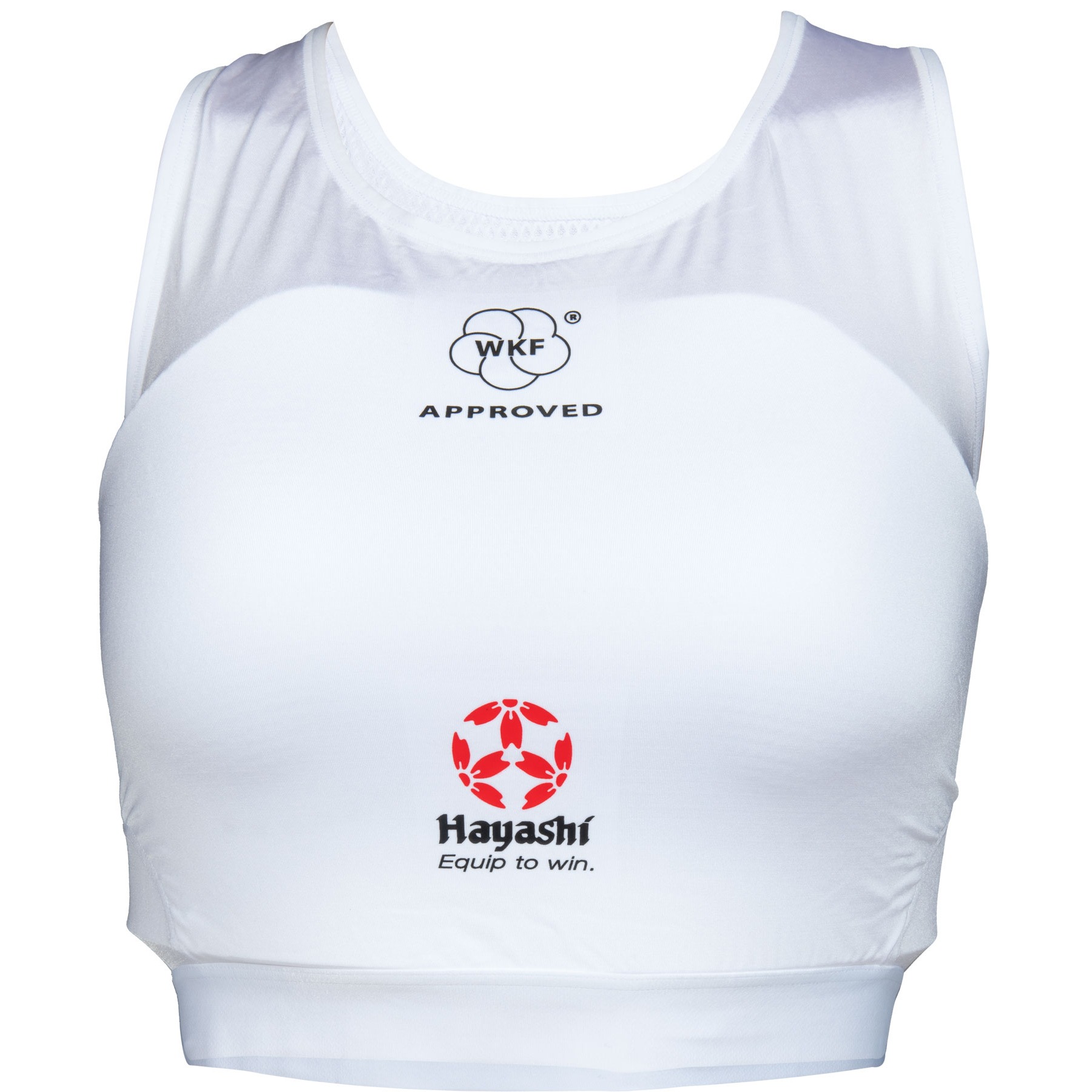 Hayashi Brustschutz - Maxi WKF Approved - Weiß