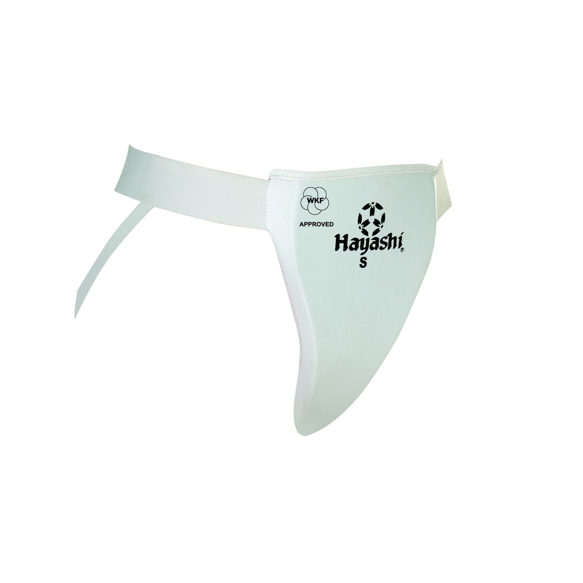 Hayashi Tiefschutz - Cup Jockstrap für Damen WKF Approved - Weiß Hayashi Tiefschutz - Cup Jockstrap für Damen WKF Approved - Weiß