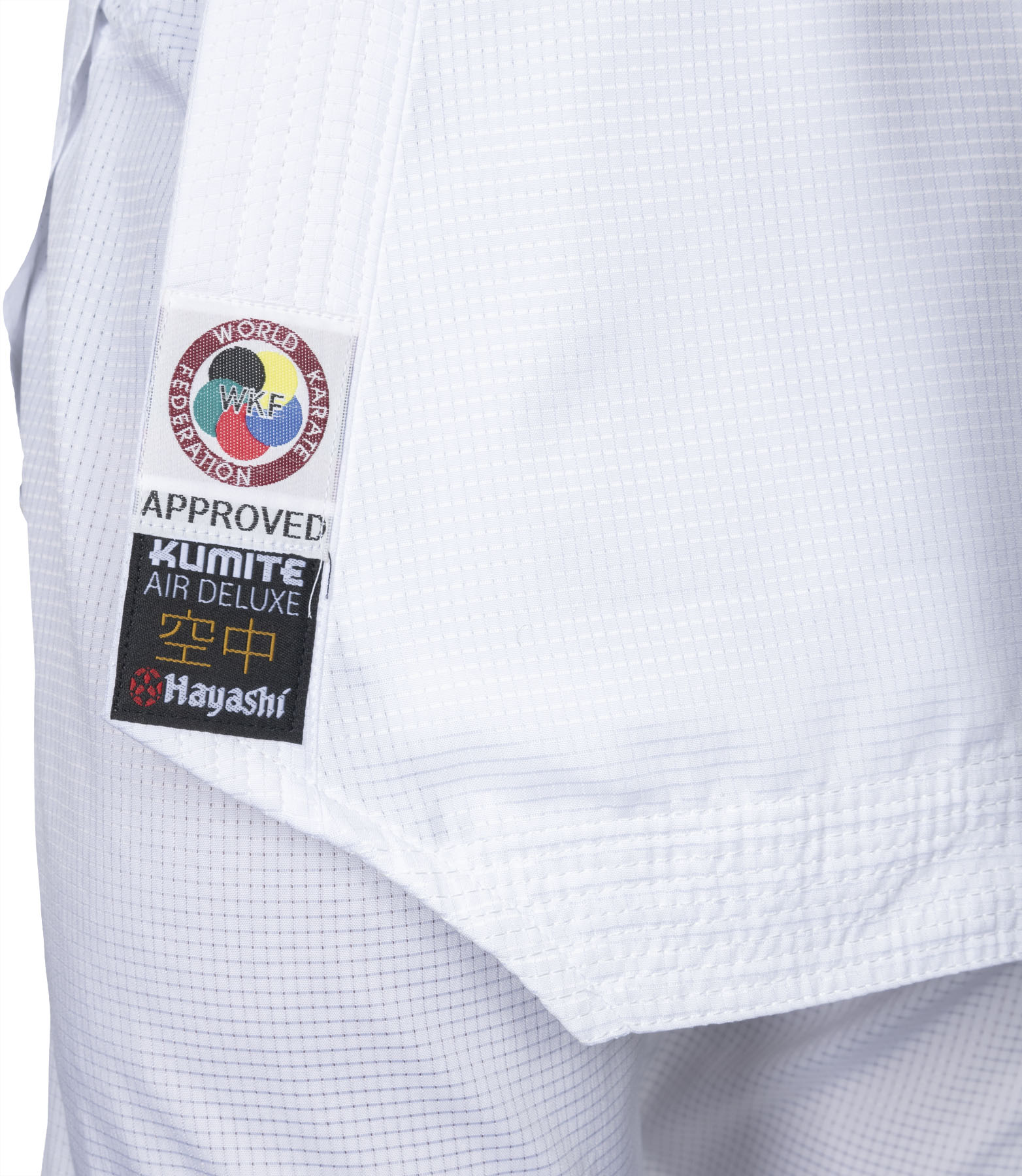 Hayashi Karateanzug - Air Deluxe Competition WKF Approved - Weiß Hayashi Karateanzug - Air Deluxe Competition WKF Approved - Weiß