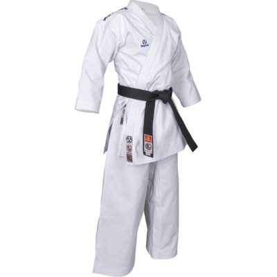 Hayashi Karateanzug - Bunkai 2.0 WKF Approved - Weiß / Blau