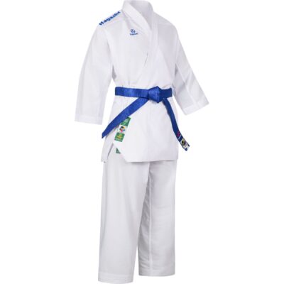 Hayashi Karateanzug - Premium Kumite WKF Approved - Weiß / Blau