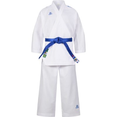 Hayashi Karateanzug - Premium Kumite WKF Approved - Weiß / Blau