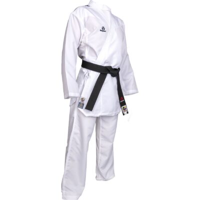 Hayashi Karateanzug - Premium Kumite - Weiß / Blau Hayashi Karateanzug - Premium Kumite - Weiß / Blau