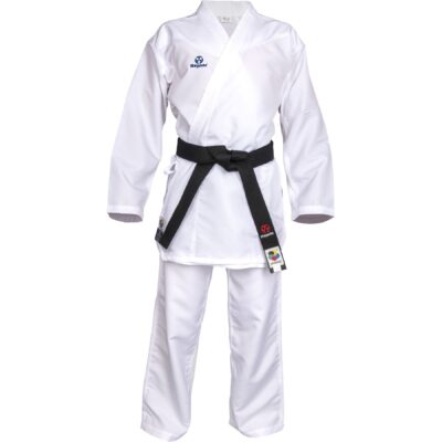 Hayashi Karateanzug - Premium Kumite - Weiß / Blau Hayashi Karateanzug - Premium Kumite - Weiß / Blau