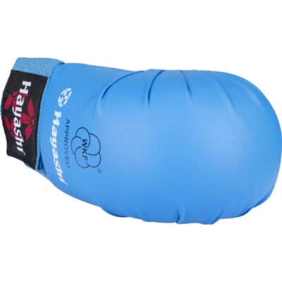 Hayashi Karate-Handschuhe - TSUKI WKF Approved - Ohne Daumen - Blau