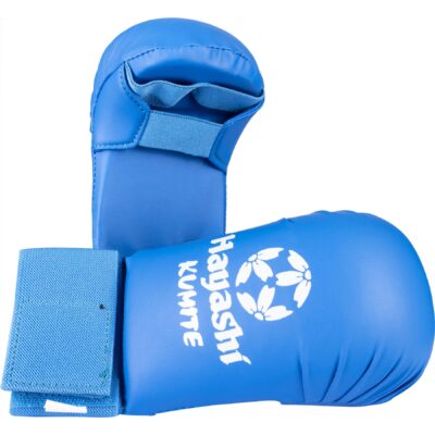 Hayashi Karate-Handschuhe - Tsuki Kumite - Ohne Daumen - Blau Hayashi Karate-Handschuhe - Tsuki Kumite - Ohne Daumen - Blau