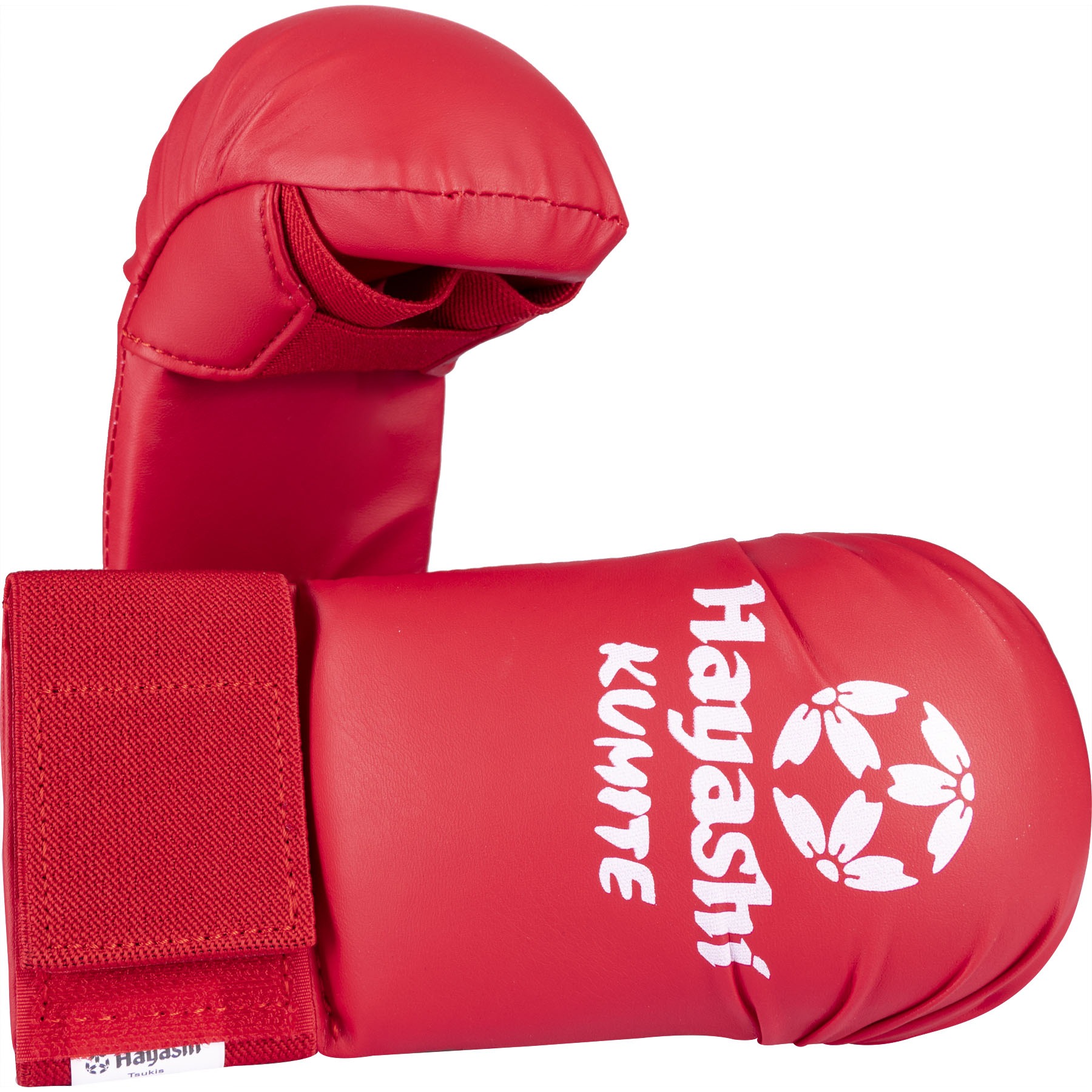 Hayashi Karate-Handschuhe - Tsuki Kumite - Ohne Daumen - Rot