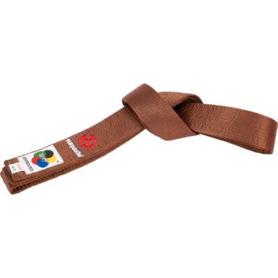 Hayashi Karate-Gürtel - WKF Approved - Braun