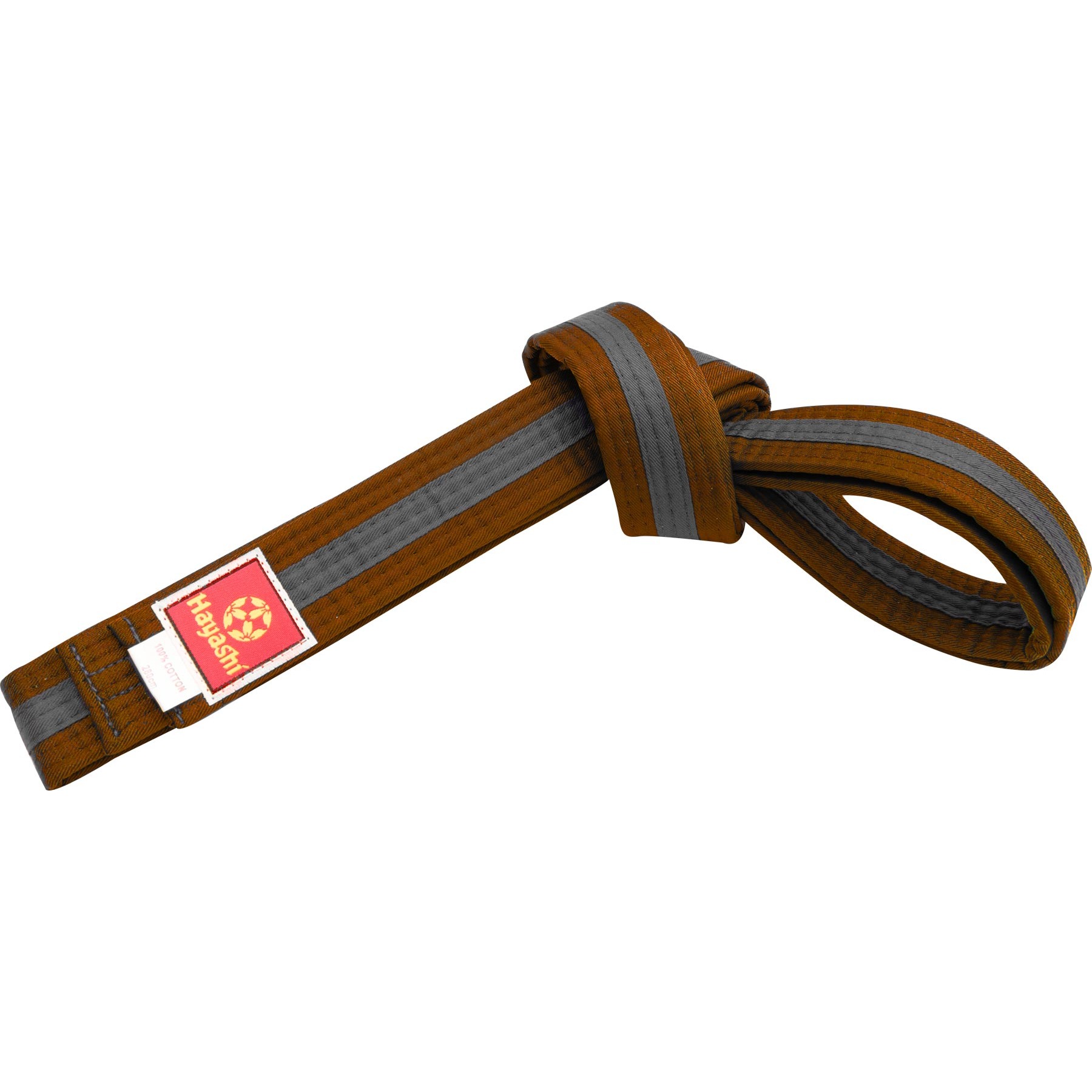Hayashi Budoband - Gürtel für Judo, Karate und Taekwondo - Braun / schwarz Hayashi Budoband - Gürtel für Judo, Karate und Taekwondo - Braun / schwarz