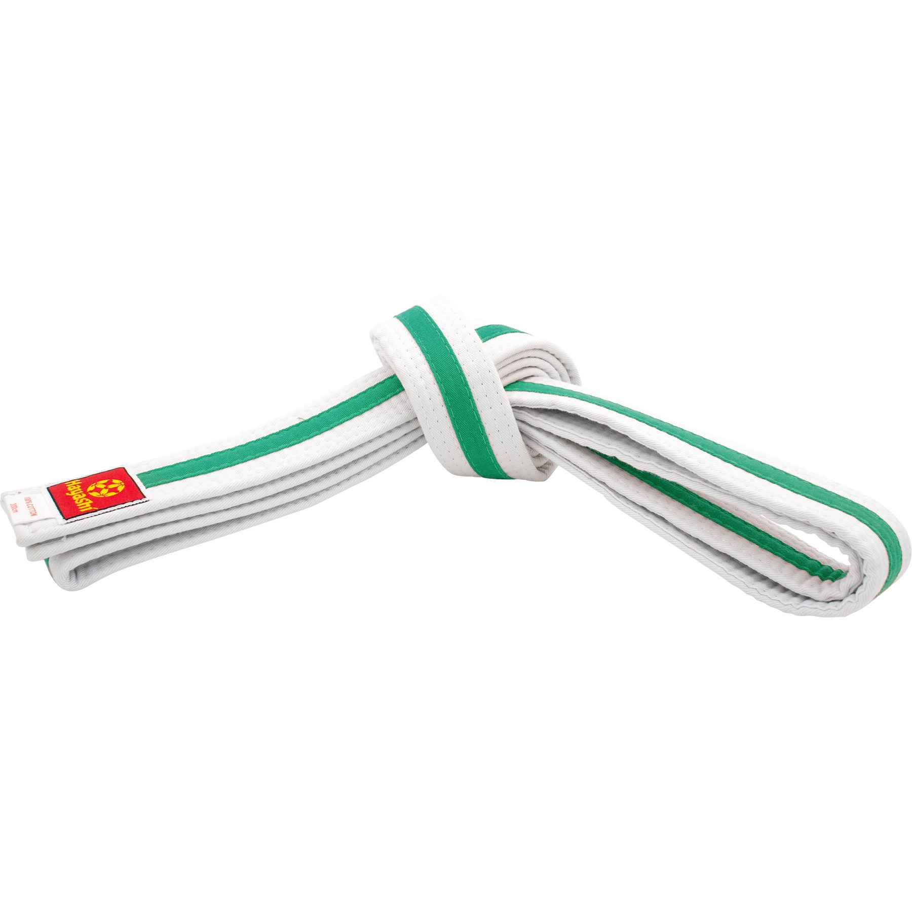 Hayashi Budoband - Gürtel für Judo, Karate und Taekwondo - Weiß / Grün Hayashi Budoband - Gürtel für Judo, Karate und Taekwondo - Weiß / Grün