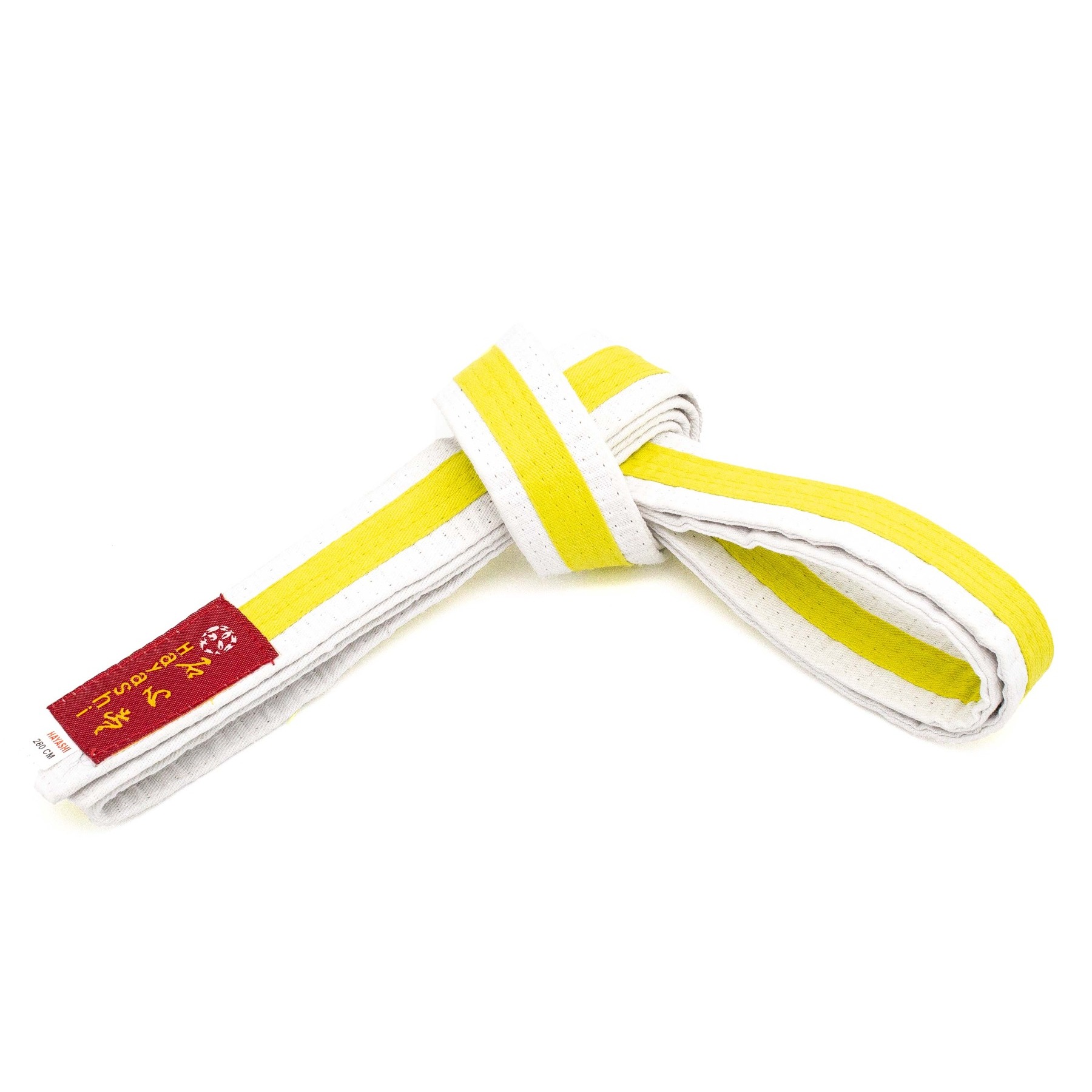 Hayashi Budoband - Gürtel für Judo, Karate und Taekwondo - Weiß / Gelb Hayashi Budoband - Gürtel für Judo, Karate und Taekwondo - Weiß / Gelb