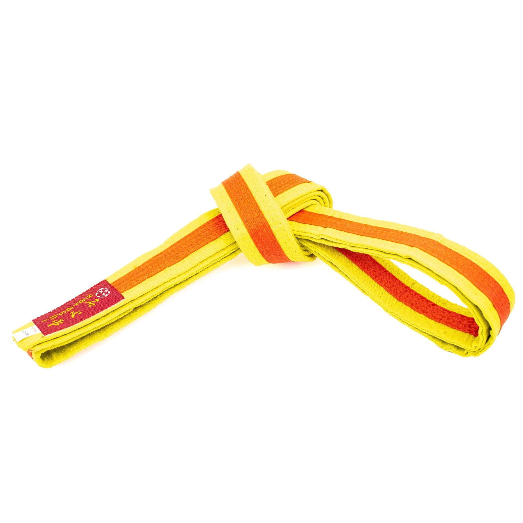 Hayashi Budoband - Gürtel für Judo, Karate und Taekwondo - Gelb / Orange Hayashi Budoband - Gürtel für Judo, Karate und Taekwondo - Gelb / Orange