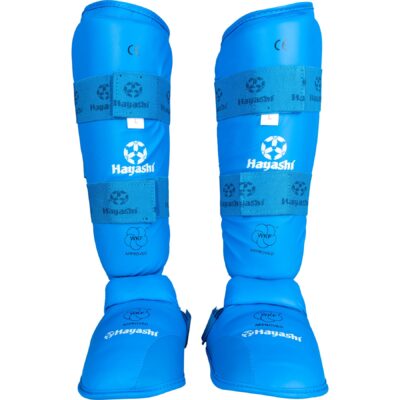 Hayashi Schienbein- und Spannschutz - WKF Approved - Blau