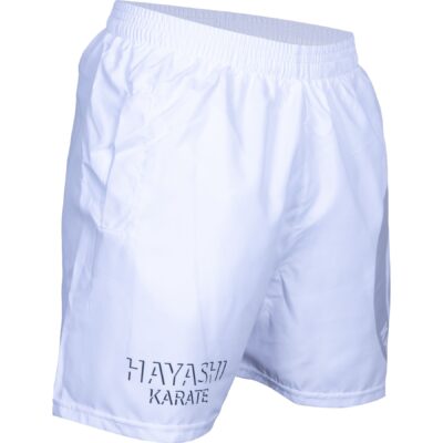 Hayashi Kickbox-Shorts - WKF Shade - Weiß