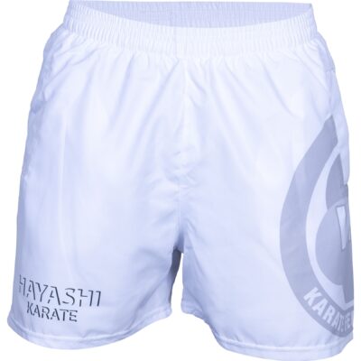 Hayashi Kickbox-Shorts - WKF Shade - Weiß