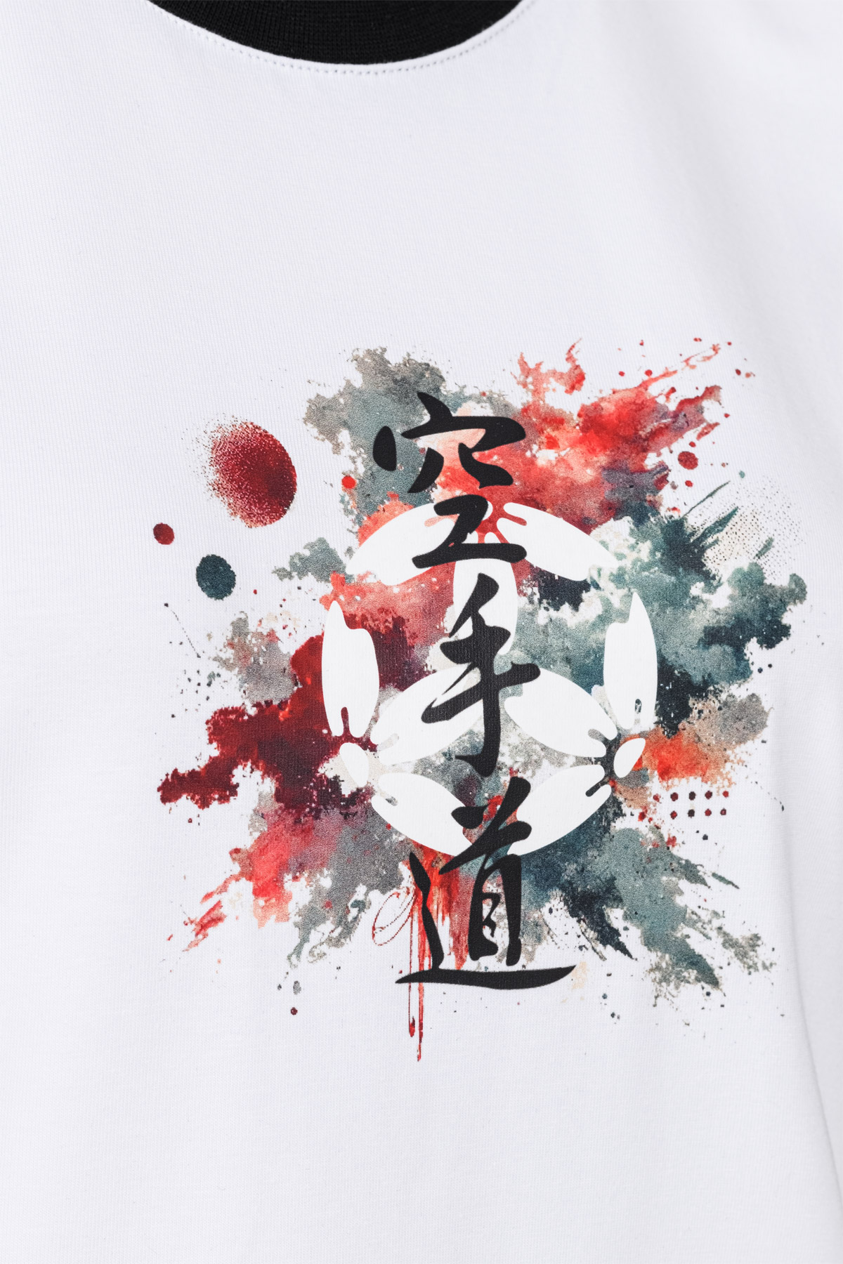 Hayashi T-Shirt - Splash of Color - Weiß Hayashi T-Shirt - Splash of Color - Weiß