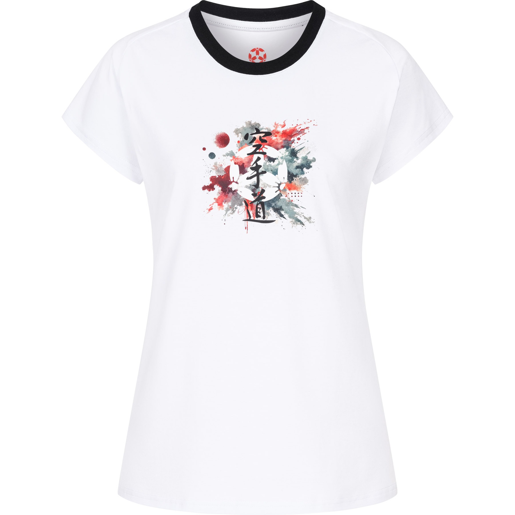 Hayashi T-Shirt - Splash of Color - Weiß