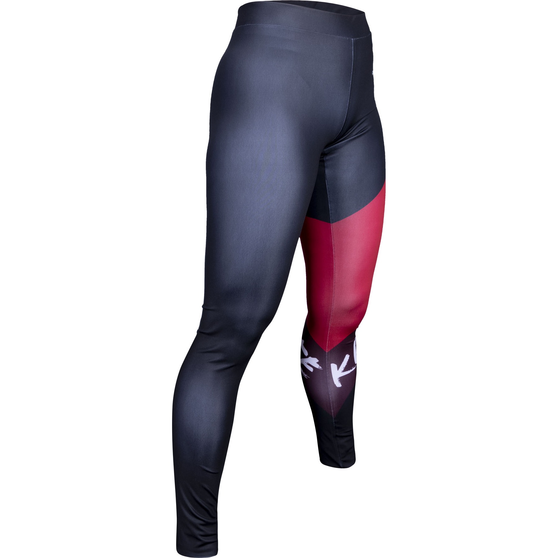 Hayashi Sport-Leggings - WKF Vista - Schwarz / Rot