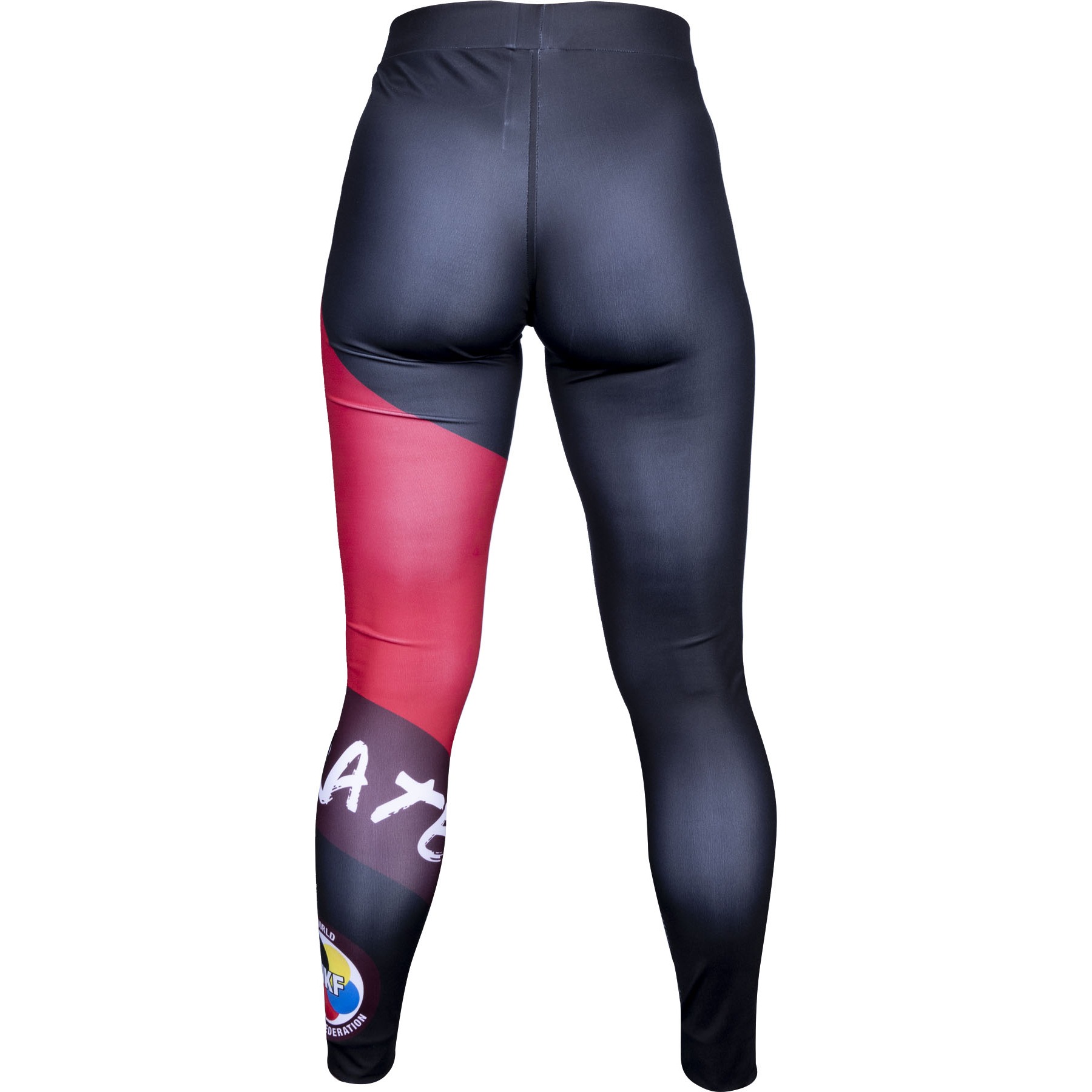 Hayashi Sport-Leggings - WKF Vista - Schwarz / Rot Hayashi Sport-Leggings - WKF Vista - Schwarz / Rot