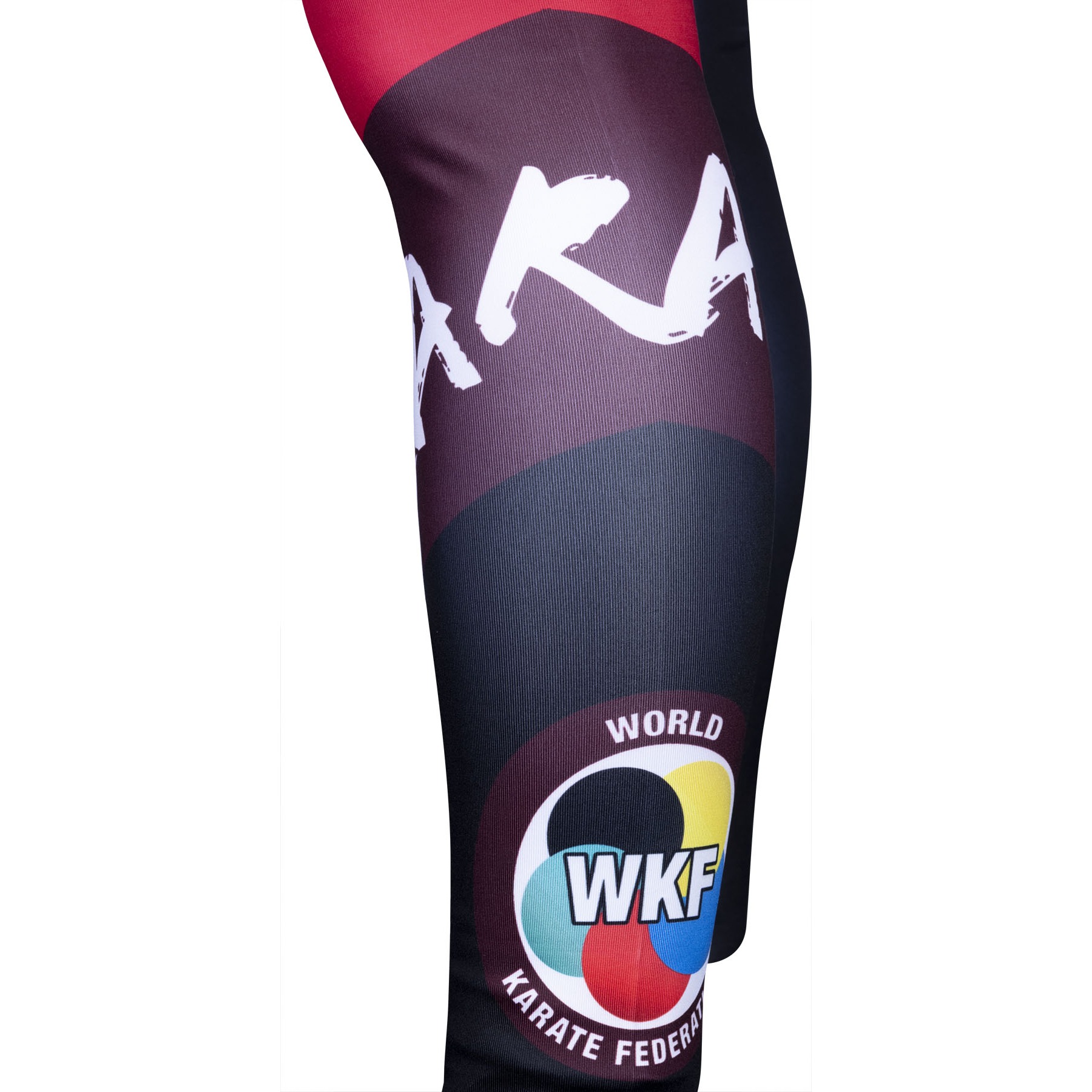 Hayashi Sport-Leggings - WKF Vista - Schwarz / Rot Hayashi Sport-Leggings - WKF Vista - Schwarz / Rot