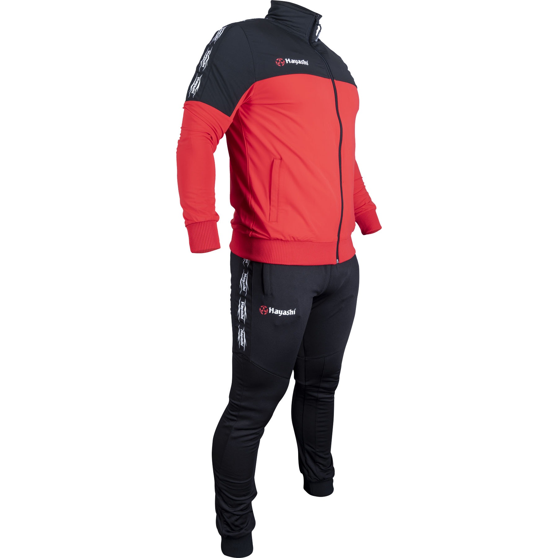 Hayashi Trainingsanzug - Bounce - Schwarz / Rot Hayashi Trainingsanzug - Bounce - Schwarz / Rot