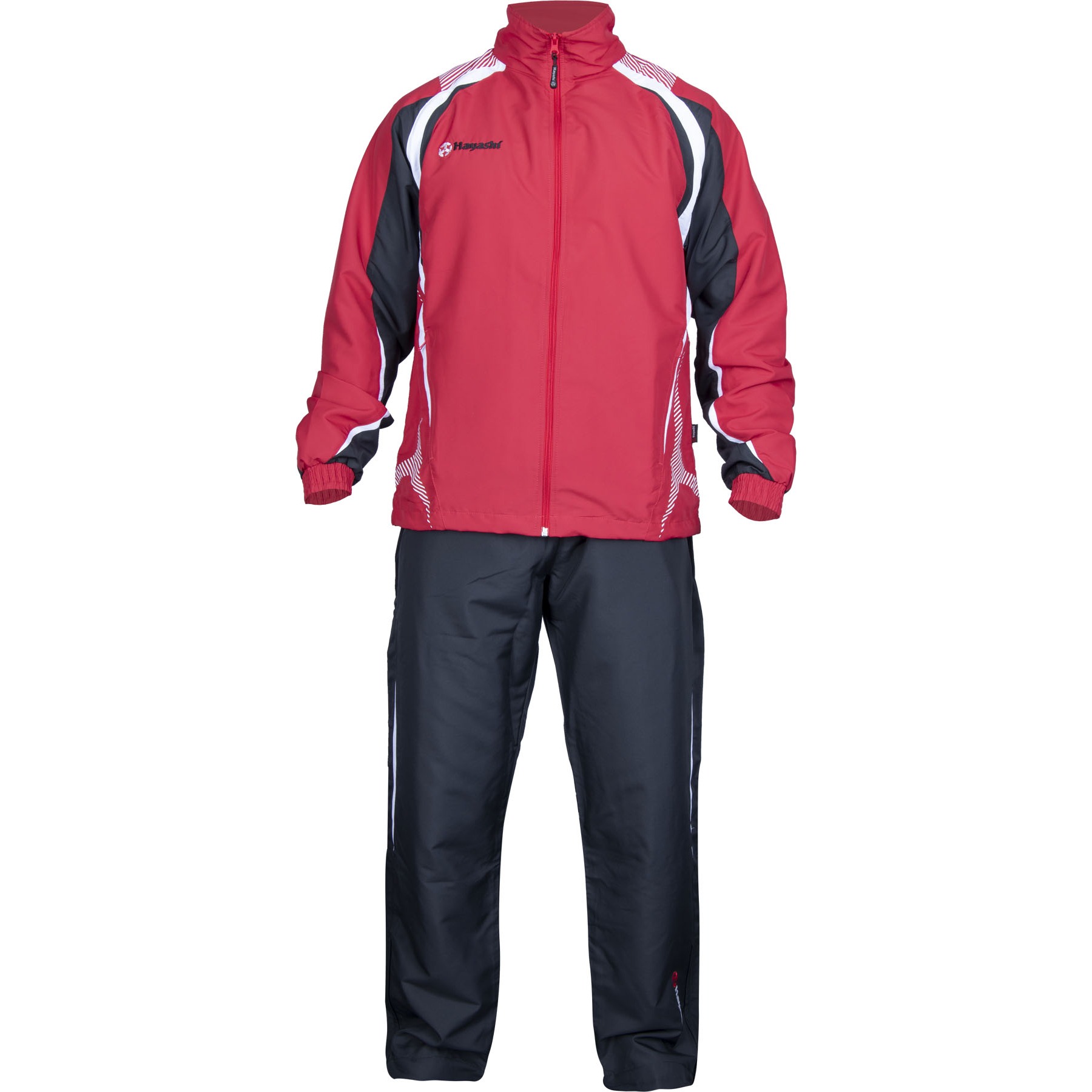 Hayashi Trainingsanzug - Trainingsanzug für Kinder - Rot / Schwarz