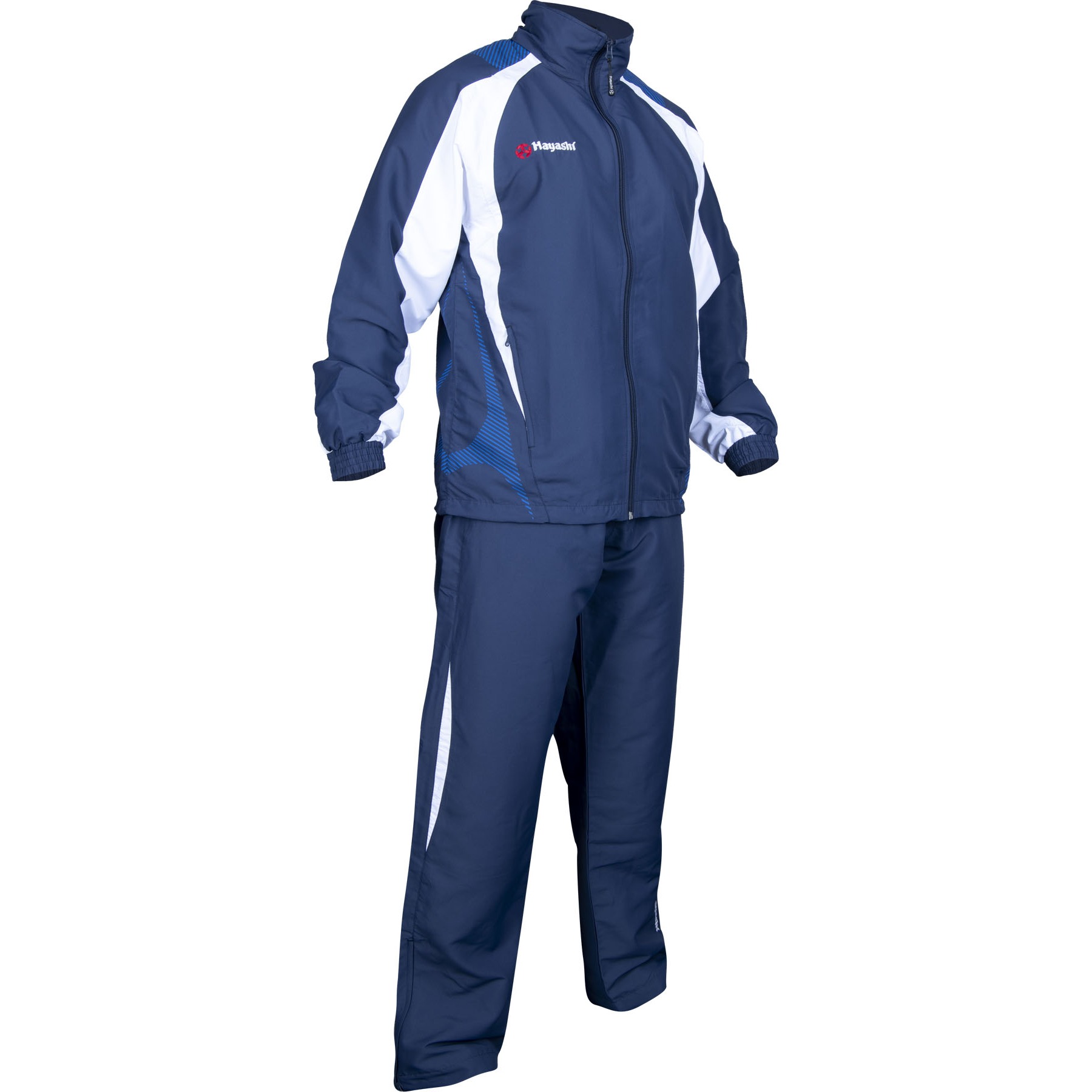Hayashi Trainingsanzug - Trainingsanzug für Kinder - Blau / Weiß Hayashi Trainingsanzug - Trainingsanzug für Kinder - Blau / Weiß