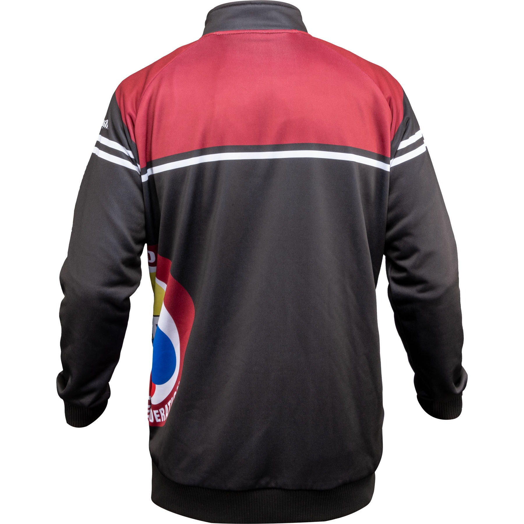 Hayashi Trainingsjacke - WKF Mokuso - Schwarz / Rot Hayashi Trainingsjacke - WKF Mokuso - Schwarz / Rot