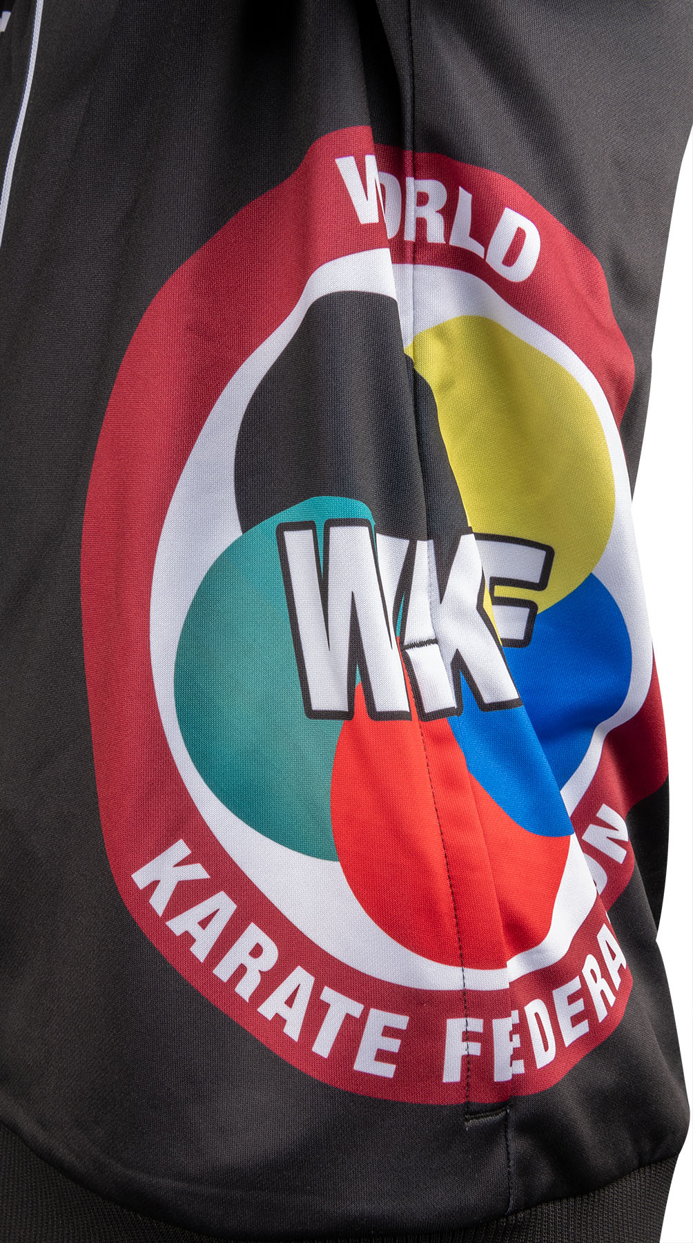 Hayashi Trainingsjacke - WKF Mokuso - Schwarz / Rot Hayashi Trainingsjacke - WKF Mokuso - Schwarz / Rot