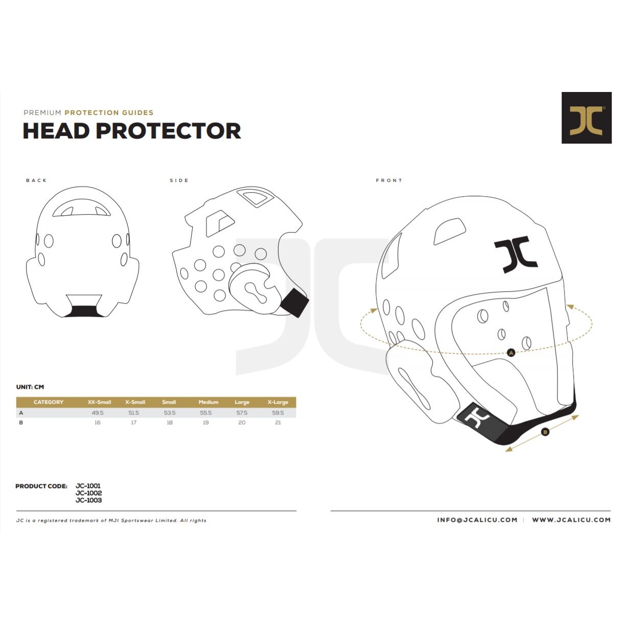 JCalicu Kopfschutz - Taekwondo-Kopfschutz - blau (JC-1003) JCalicu Kopfschutz - Taekwondo-Kopfschutz - blau (JC-1003)