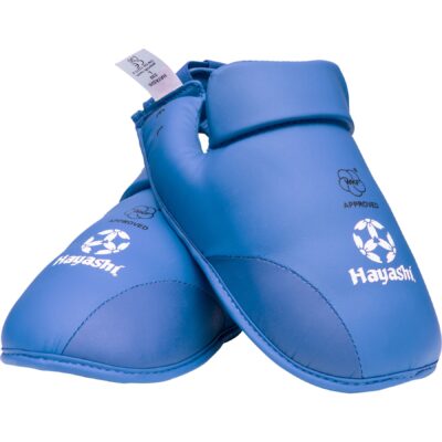 Hayashi Karate Fußschutz - Kicks for Karate WKF Approved - Blau