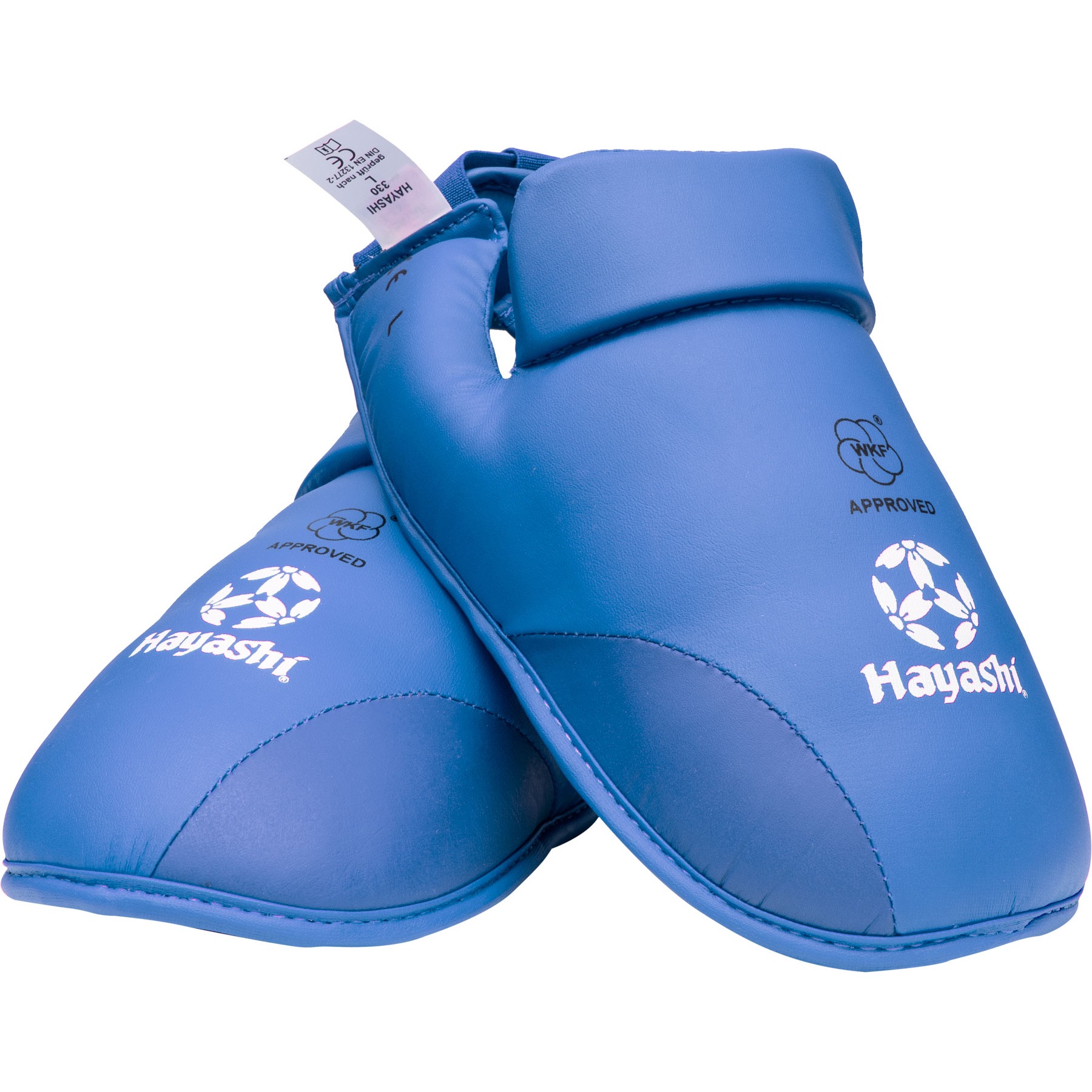 Hayashi Karate Fußschutz - Kicks for Karate WKF Approved - Blau