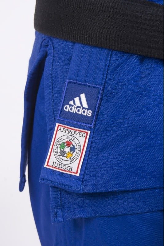 Adidas Judoanzug - Champion Slimfit IJF - Blau (ADIJIJFS-B) Adidas Judoanzug - Champion Slimfit IJF - Blau (ADIJIJFS-B)