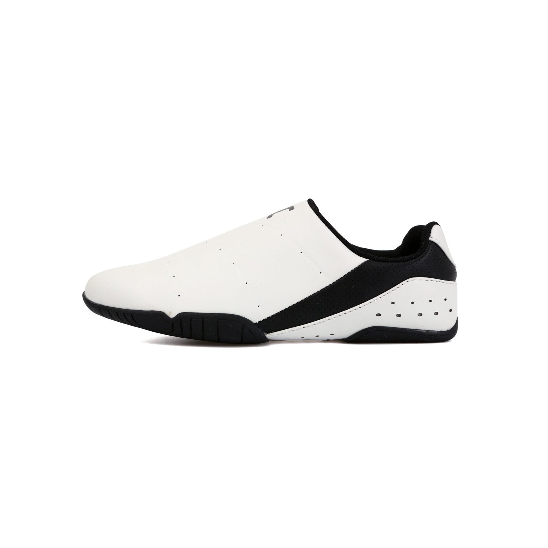 JCalicu Taekwondo-Schuhe - Kicks III - weiß mit schwarzer Sohle (JC-9001)