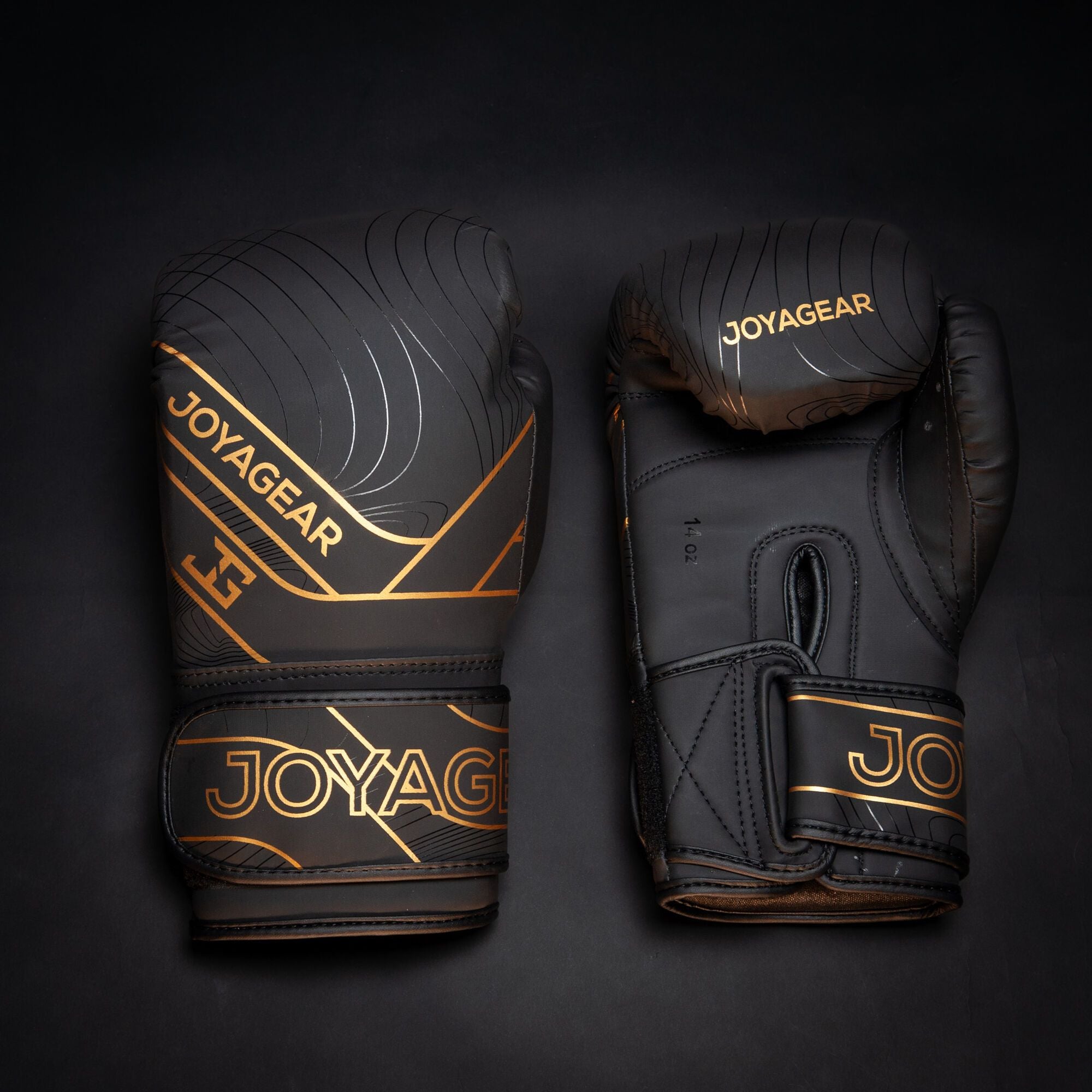 Joya Essential Boxhandschuhe Schwarz Gold Joya Essential Boxhandschuhe Schwarz Gold