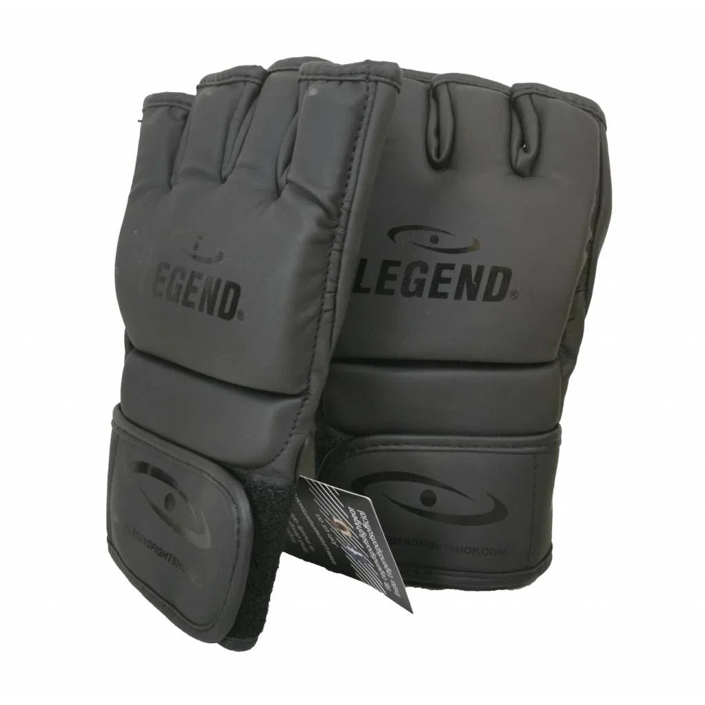 Boxsack / MMA-Handschuhe Herren/Damen Matt Schwarz PU Größe M