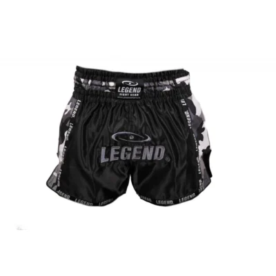 Legend Kickbox-Shorts Camo Grau Satin Größe XS Legend Kickbox-Shorts Camo Grau Satin Größe XS