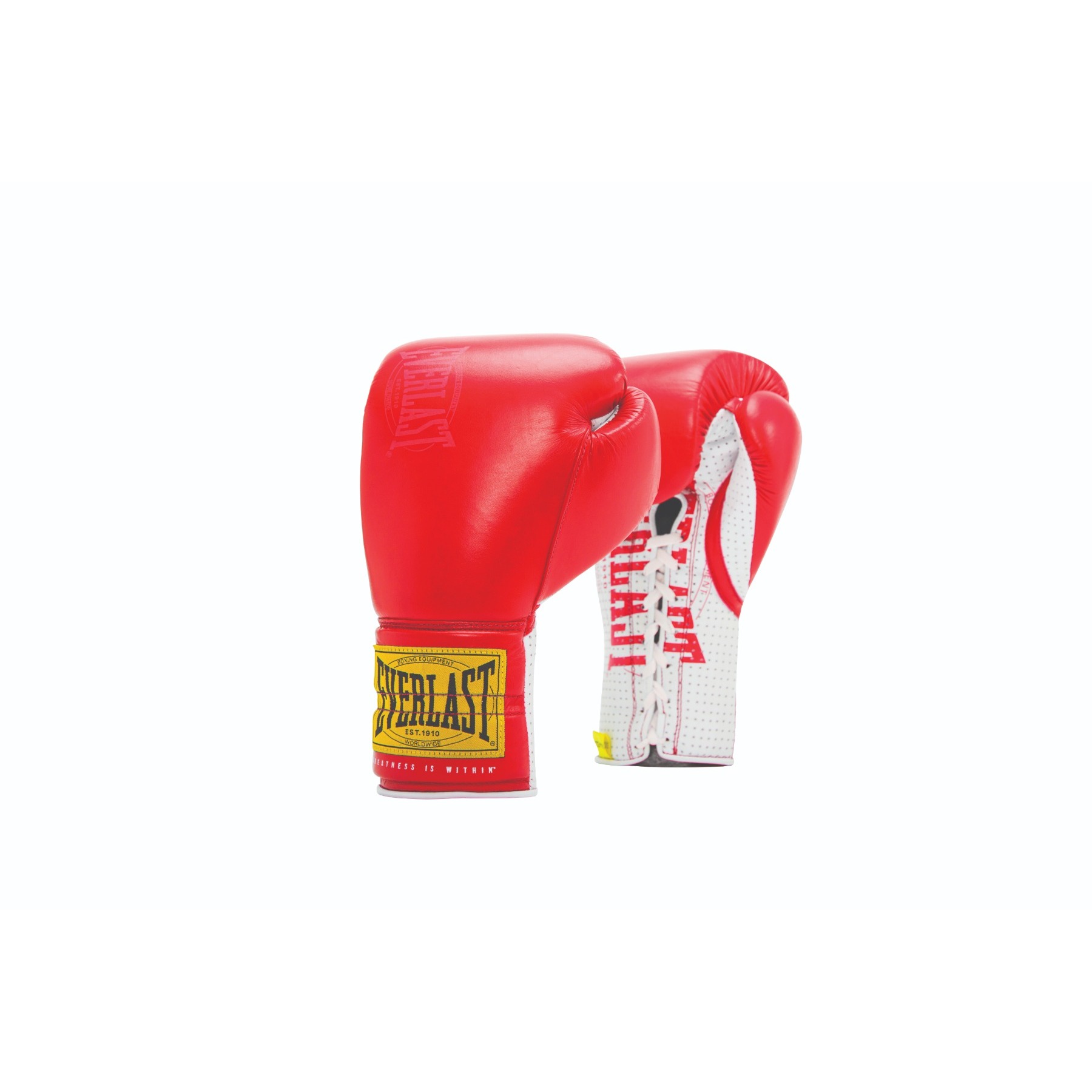 Everlast Boxhandschuhe - 1910 Sparring Laced Gloves - Rot Everlast Boxhandschuhe - 1910 Sparring Laced Gloves - Rot