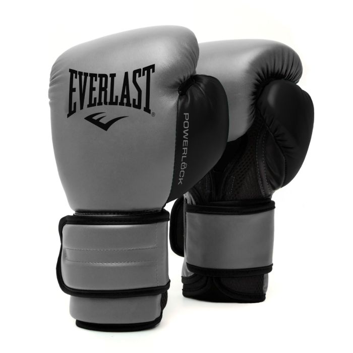 Everlast Boxhandschuhe - Powerlock 2r Training Glove - Grau