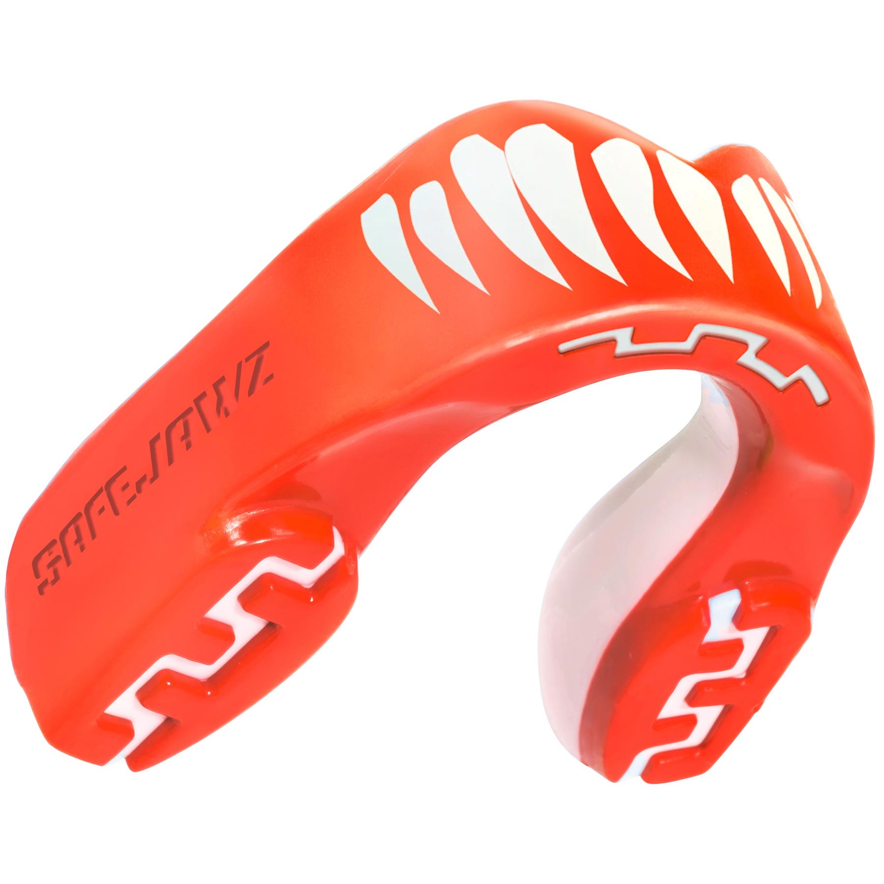 SAFEJAWZ Mund- und Zahnschutz - Extro Viper - Orange / Weiß