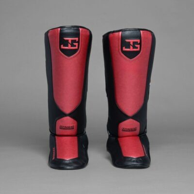 Joya Performance Schienbein- und Spannschutz Schwarz Rot