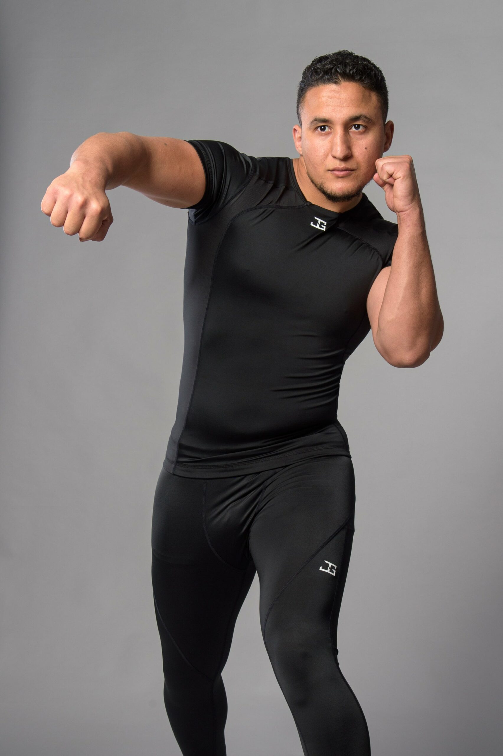 Joya Kompressions-Rashguard Kurzarm Schwarz Weiß Joya Kompressions-Rashguard Kurzarm Schwarz Weiß