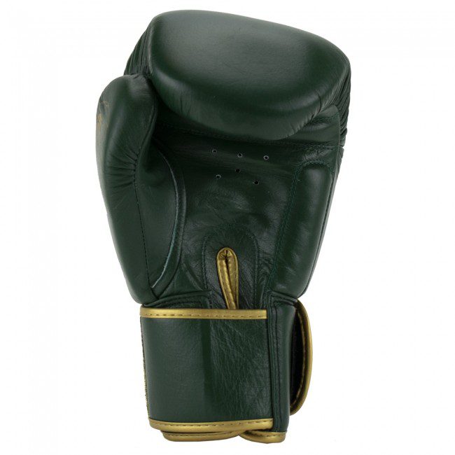 Super Pro Combat Gear Warrior SE Leder Kickboxhandschuhe Grün/Gold 10 Oz. Super Pro Combat Gear Warrior SE Leder Kickboxhandschuhe Grün/Gold 10 Oz.